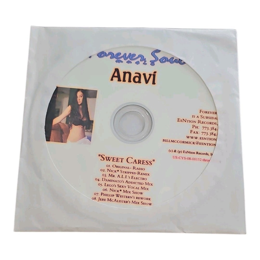 Anavi – Sweet Caress [2007 Promotional CDr Maxi-Single]‎